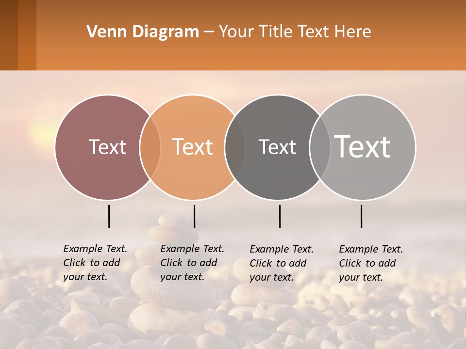 Sunset By The Sea PowerPoint Template