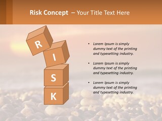 Sunset By The Sea PowerPoint Template