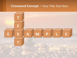 Sunset By The Sea PowerPoint Template