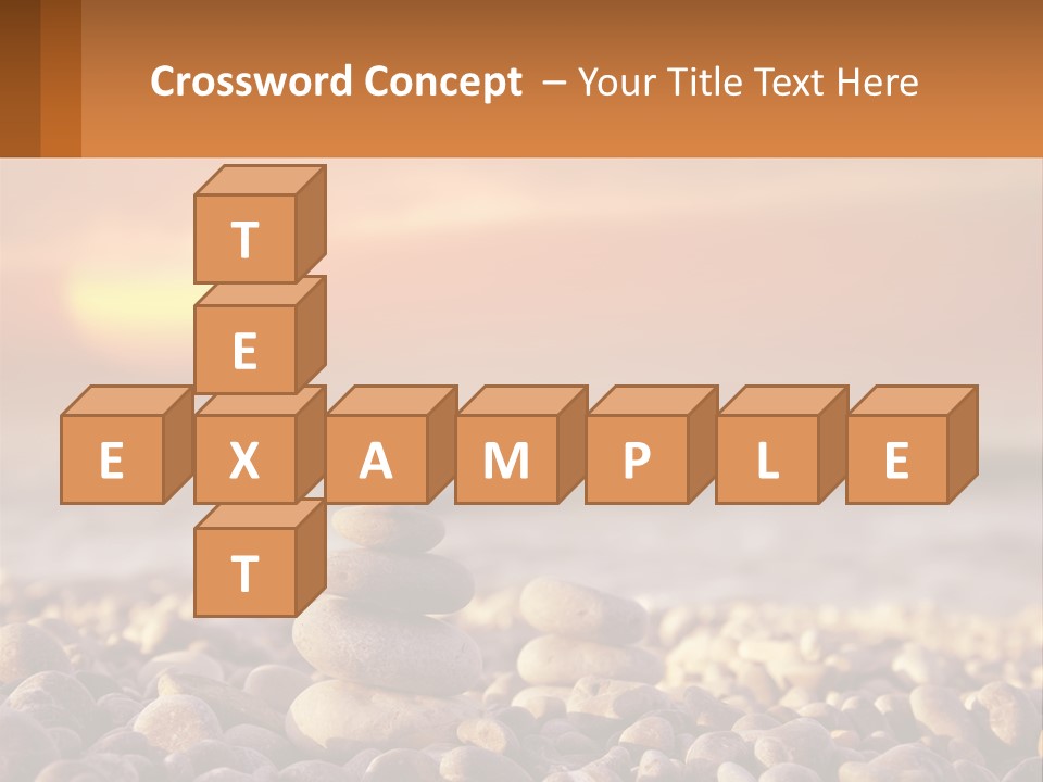 Sunset By The Sea PowerPoint Template