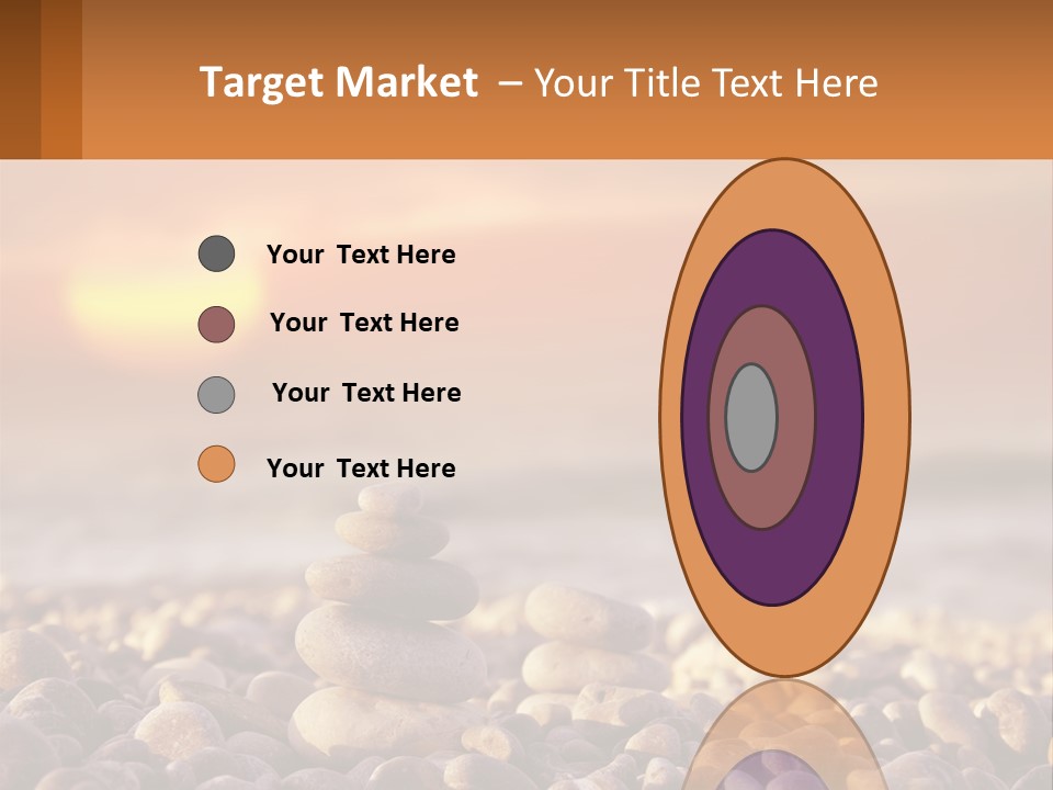 Sunset By The Sea PowerPoint Template