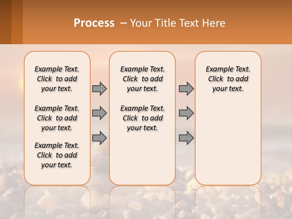 Sunset By The Sea PowerPoint Template