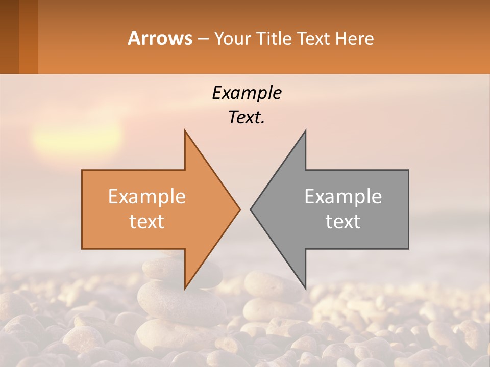 Sunset By The Sea PowerPoint Template