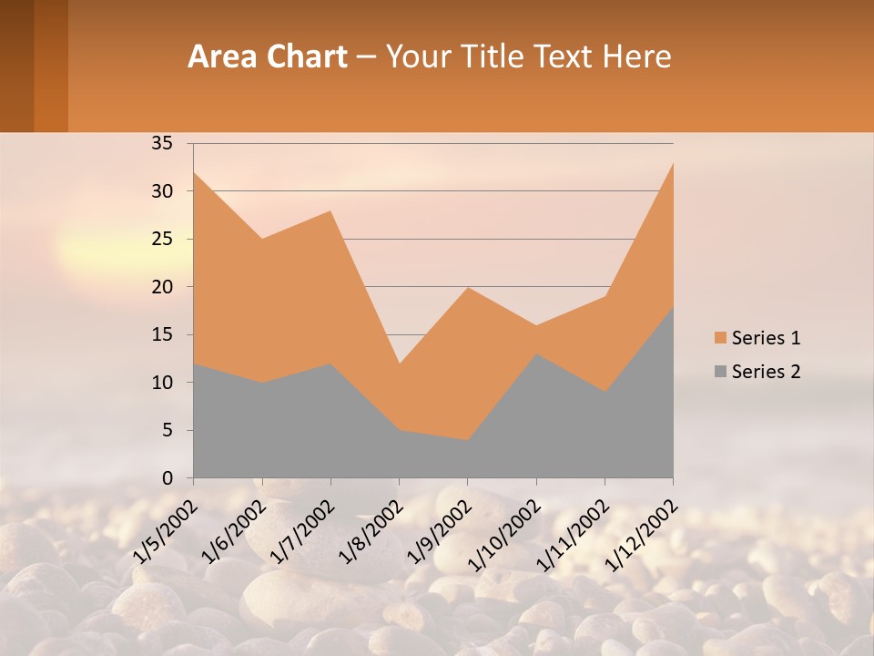 Sunset By The Sea PowerPoint Template