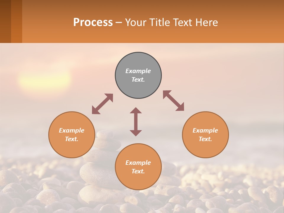 Sunset By The Sea PowerPoint Template