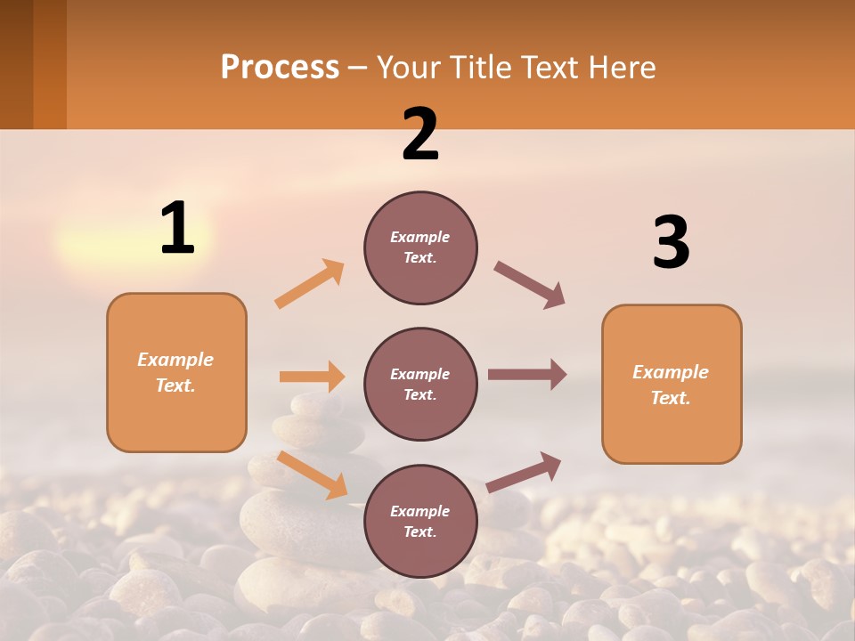 Sunset By The Sea PowerPoint Template