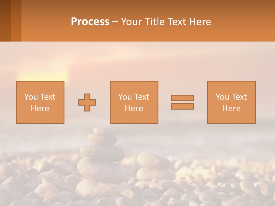 Sunset By The Sea PowerPoint Template