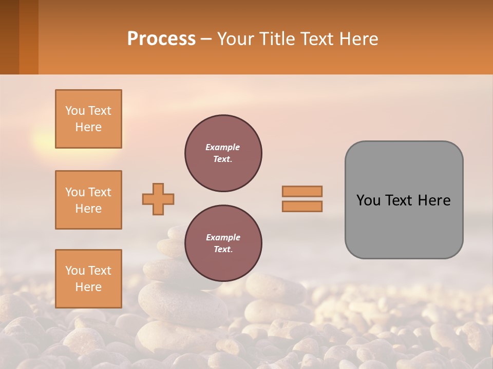 Sunset By The Sea PowerPoint Template
