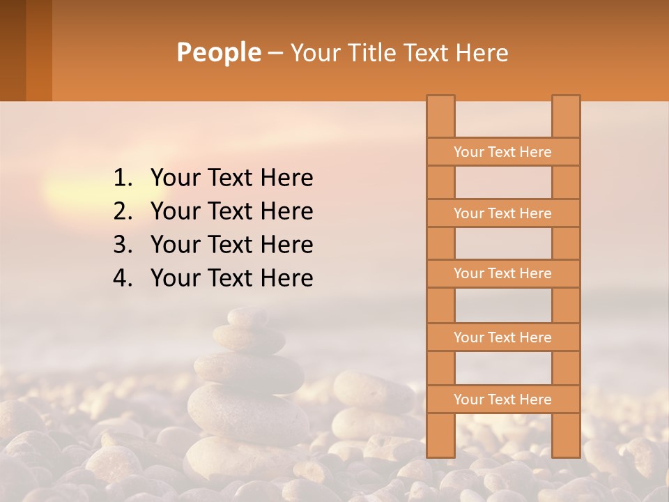 Sunset By The Sea PowerPoint Template