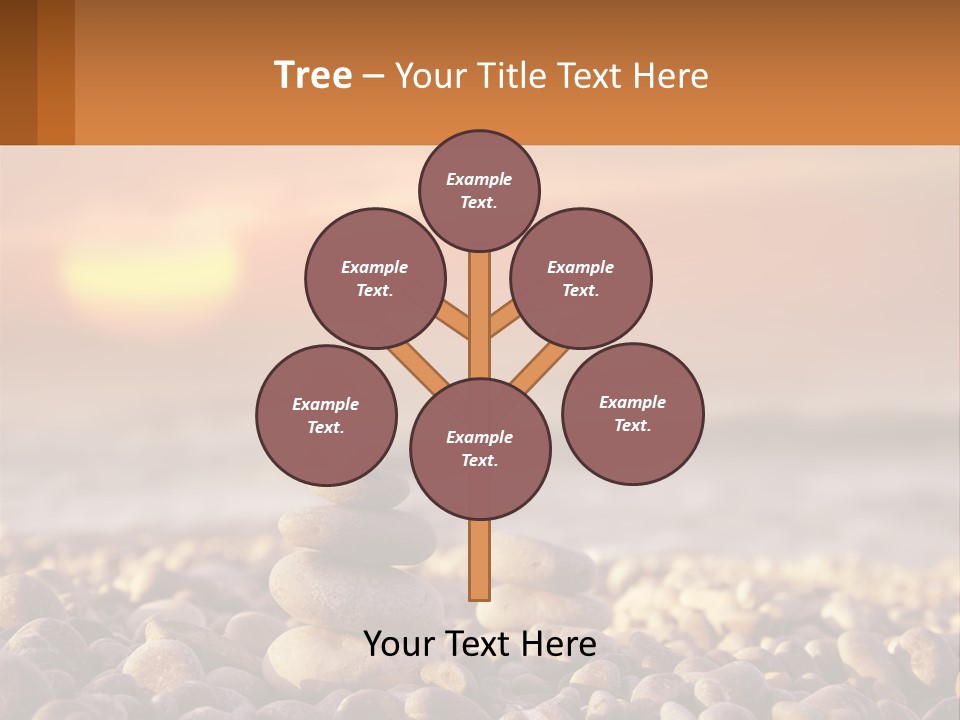 Sunset By The Sea PowerPoint Template