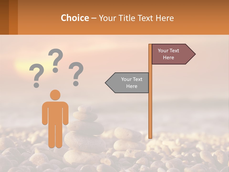 Sunset By The Sea PowerPoint Template