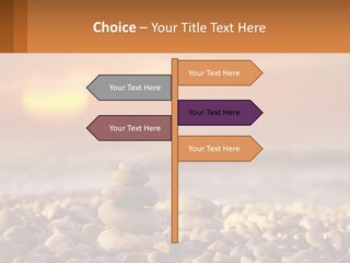 Sunset By The Sea PowerPoint Template