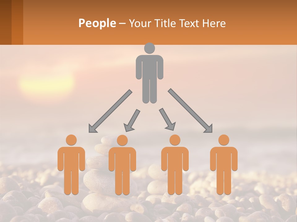 Sunset By The Sea PowerPoint Template