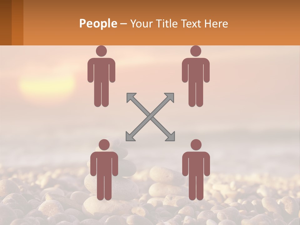 Sunset By The Sea PowerPoint Template