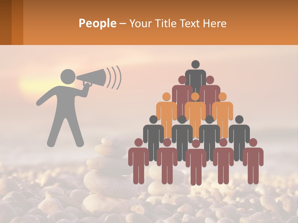 Sunset By The Sea PowerPoint Template