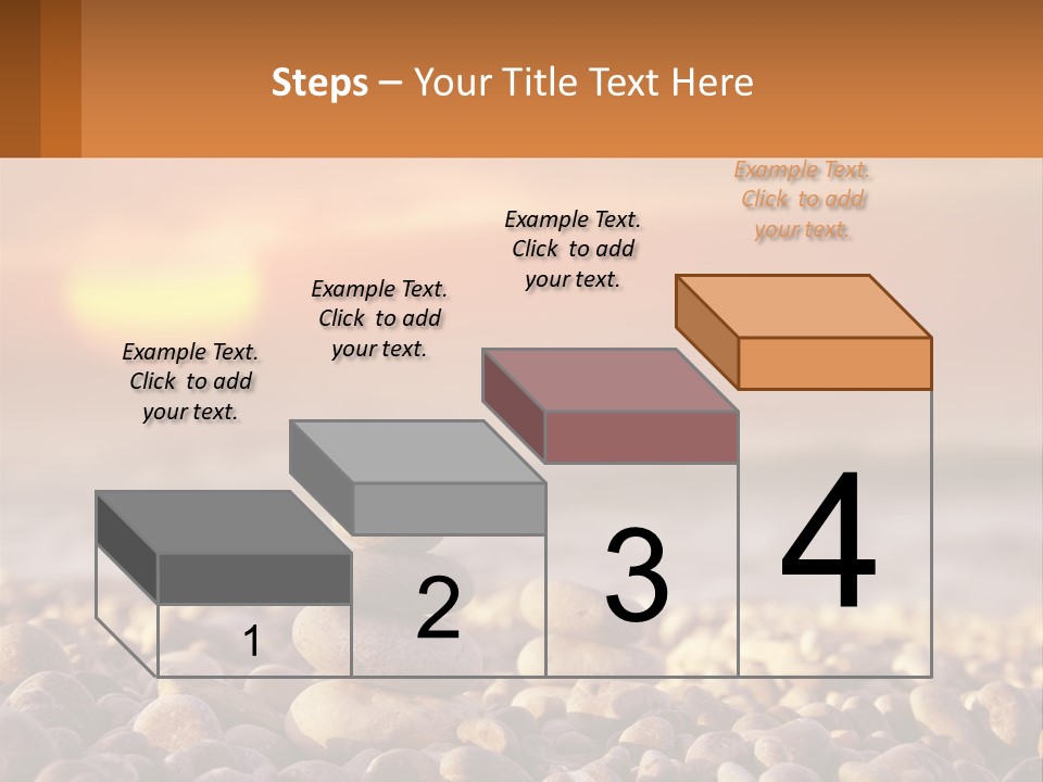 Sunset By The Sea PowerPoint Template