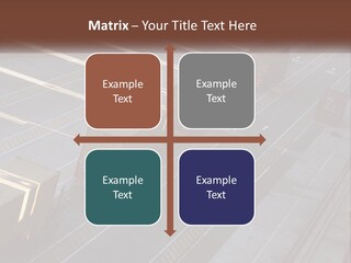 Containers In The Port PowerPoint Template