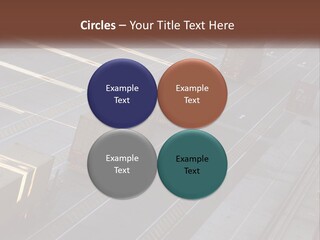 Containers In The Port PowerPoint Template