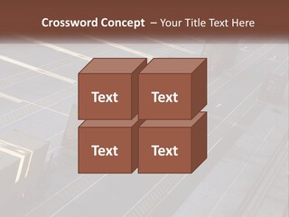Containers In The Port PowerPoint Template