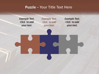 Containers In The Port PowerPoint Template