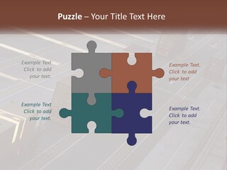 Containers In The Port PowerPoint Template