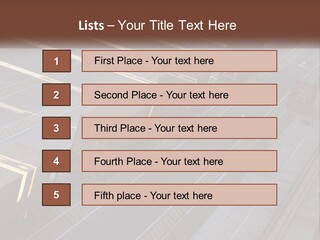 Containers In The Port PowerPoint Template