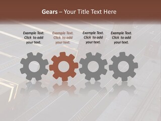 Containers In The Port PowerPoint Template