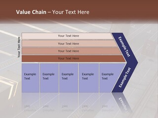 Containers In The Port PowerPoint Template