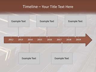 Containers In The Port PowerPoint Template
