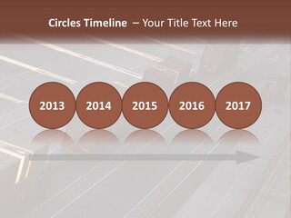Containers In The Port PowerPoint Template