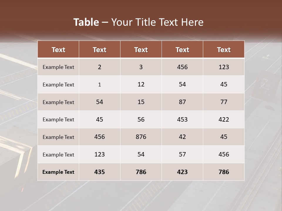 Containers In The Port PowerPoint Template