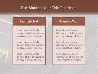 Containers In The Port PowerPoint Template