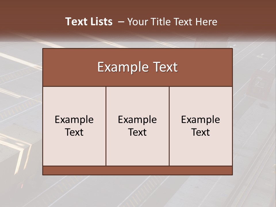 Containers In The Port PowerPoint Template