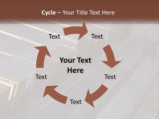 Containers In The Port PowerPoint Template