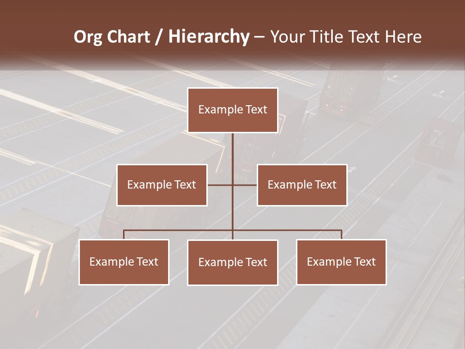 Containers In The Port PowerPoint Template