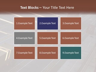 Containers In The Port PowerPoint Template