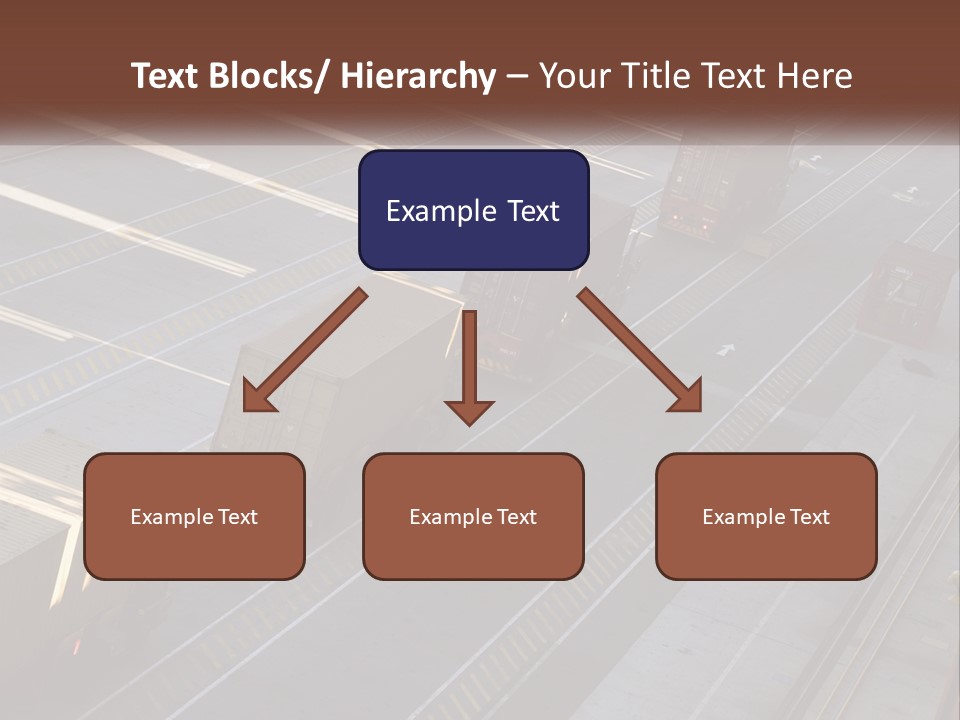 Containers In The Port PowerPoint Template