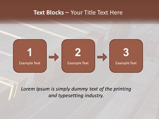 Containers In The Port PowerPoint Template