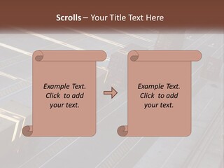 Containers In The Port PowerPoint Template