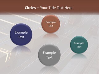 Containers In The Port PowerPoint Template