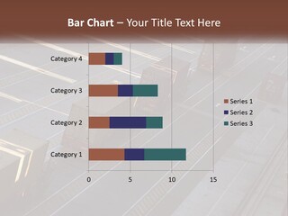 Containers In The Port PowerPoint Template