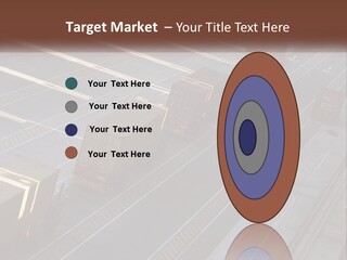 Containers In The Port PowerPoint Template