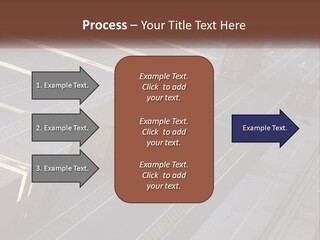 Containers In The Port PowerPoint Template