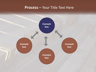 Containers In The Port PowerPoint Template