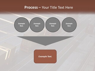 Containers In The Port PowerPoint Template