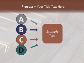 Containers In The Port PowerPoint Template