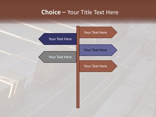 Containers In The Port PowerPoint Template