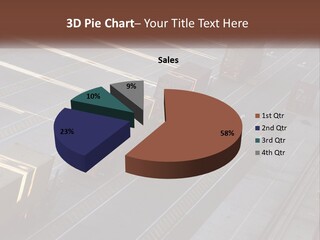 Containers In The Port PowerPoint Template
