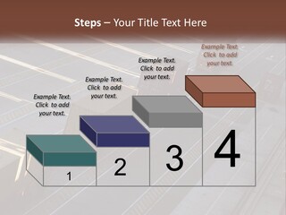 Containers In The Port PowerPoint Template