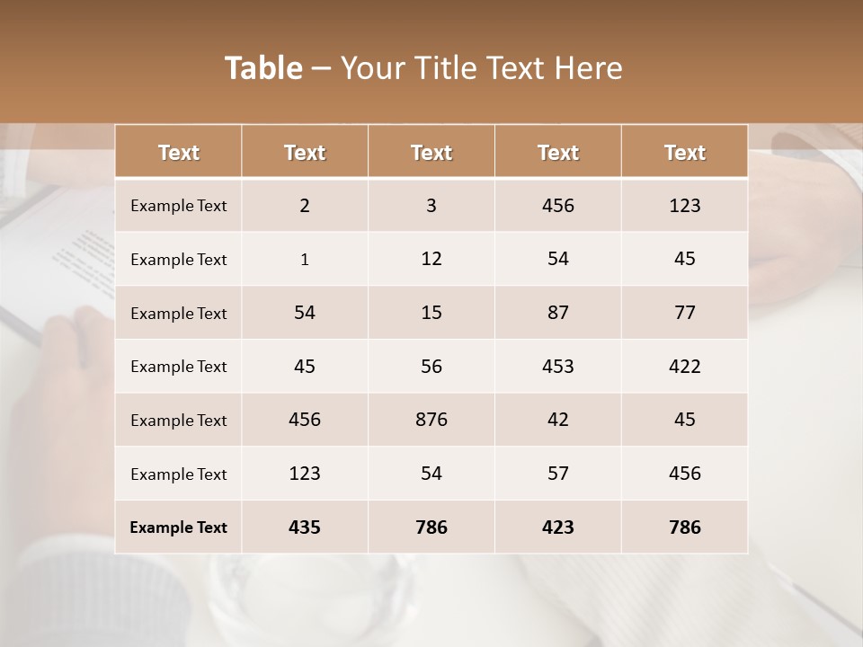 Working Presentation PowerPoint Template